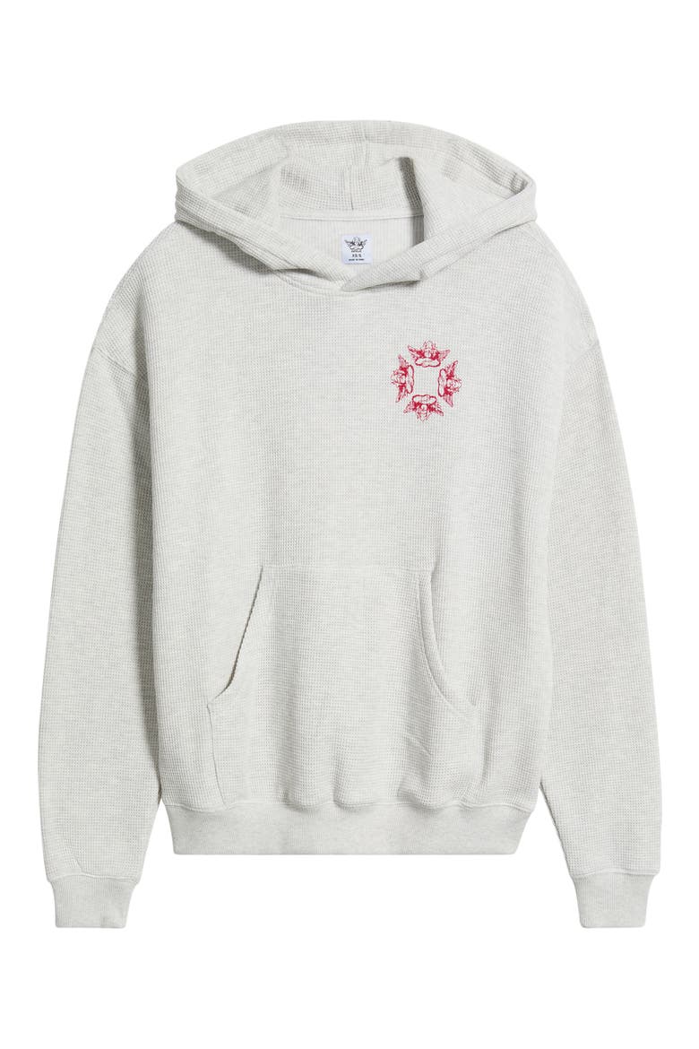 Red Flags V2 Racer Graphic Hoodie, Alternate, color, LIGHT HEATHER GREY
