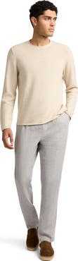 Onia Linen Cashmere Rollneck Sweater