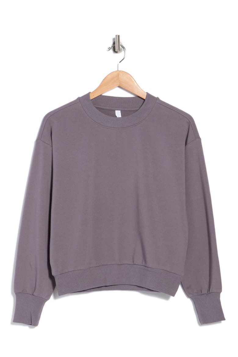 トップス C.E Mesh Track Crew Neck Grey L Relay Terry Crewneck Sweatshirt (Women) | Nordstromrack
