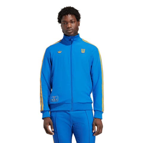 Men's adidas  Blue Tigres UANL Terrace Icons Full-Zip Track Jacket