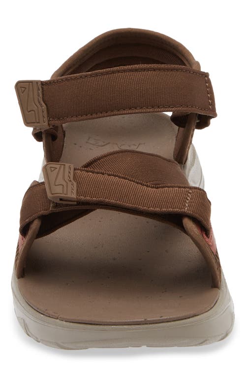 Teva Zymic Sandal In Desert Palm/red Rock