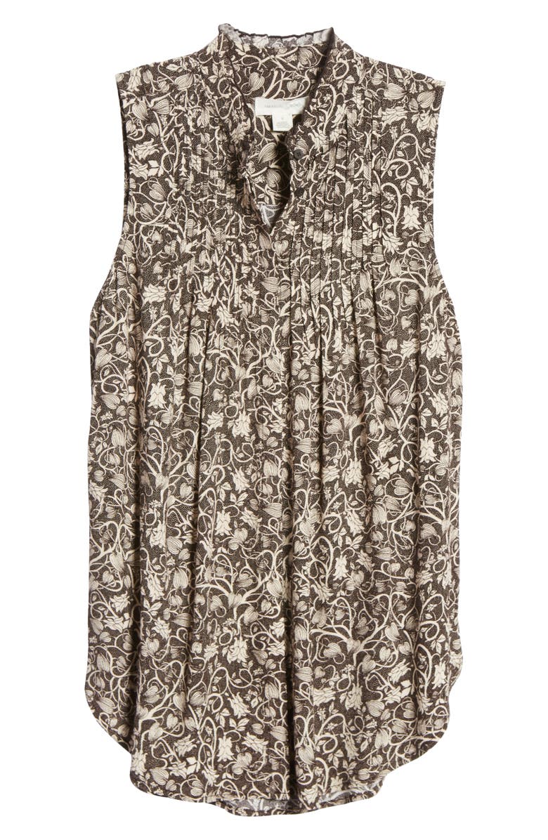Treasure & Bond Print Pleated Top, Alternate, color, 