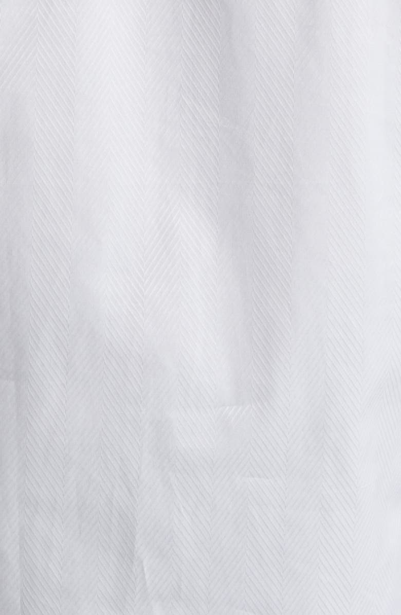 Maceoo Fibonacci Angled Lines Regular Fit Cotton Button-Up Shirt, Alternate, color, White