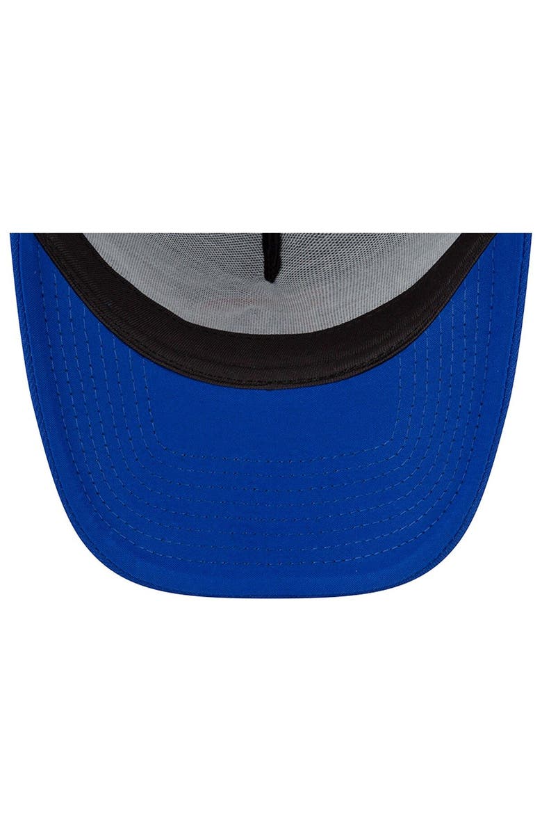 New Era Men's New Era Royal Buffalo Bills Throwback Logo A-Frame Trucker 9FORTY Adjustable Hat, Alternate, color, Royal