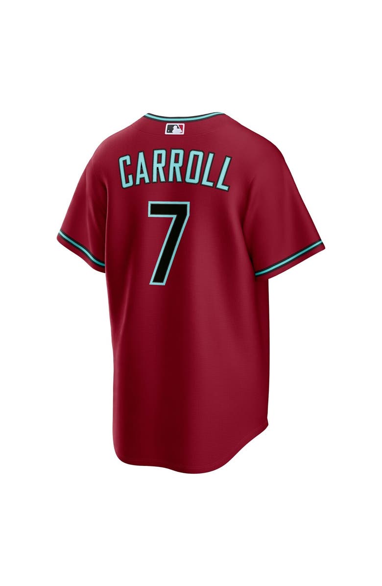 Nike Men's Nike Corbin Carroll Crimson Arizona Diamondbacks Alternate 2 Replica Jersey, Alternate, color, Crimson