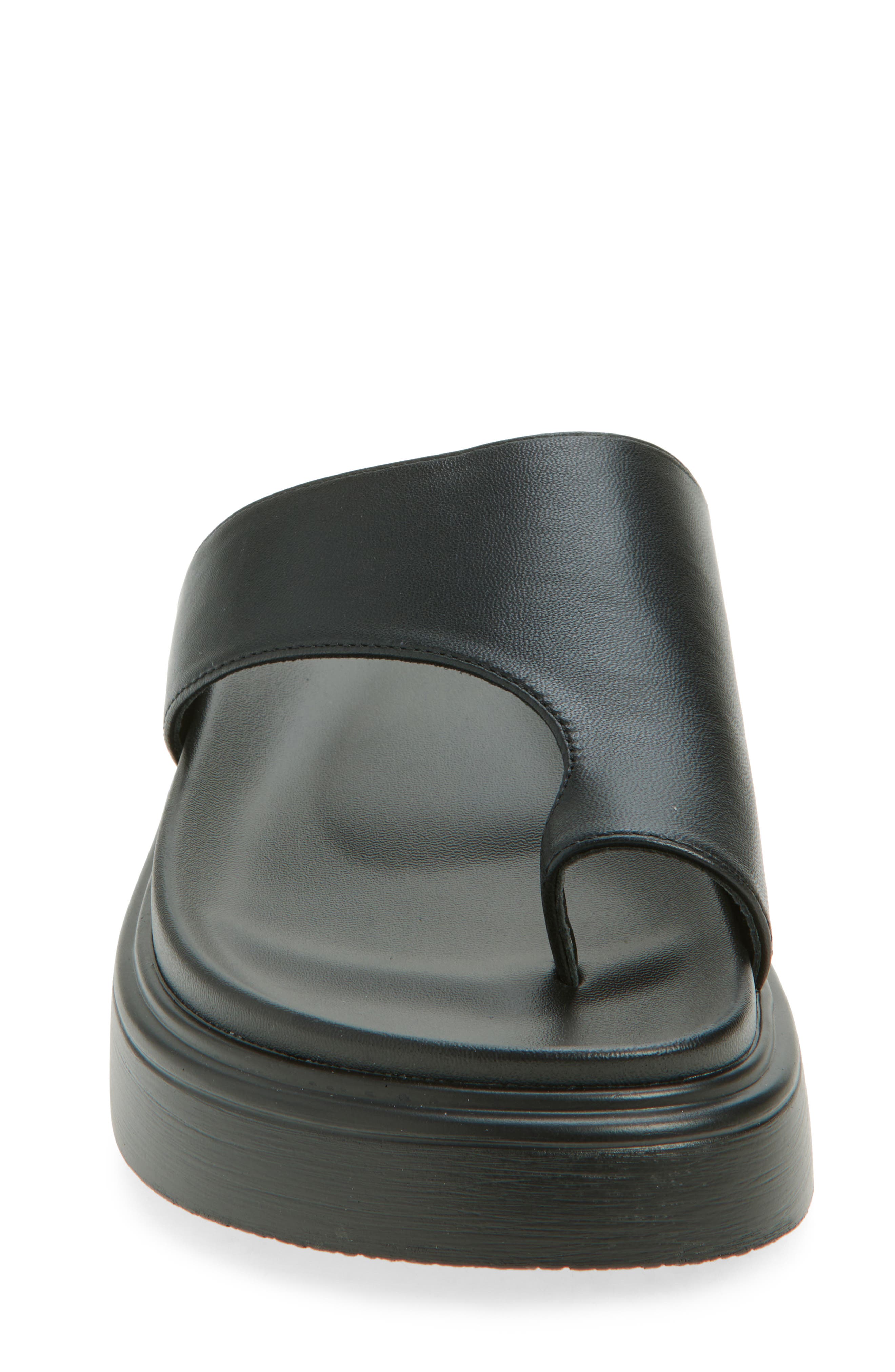 Tony Bianco Jazzy Toe Loop Sandal, Alternate, color, Black Nappa