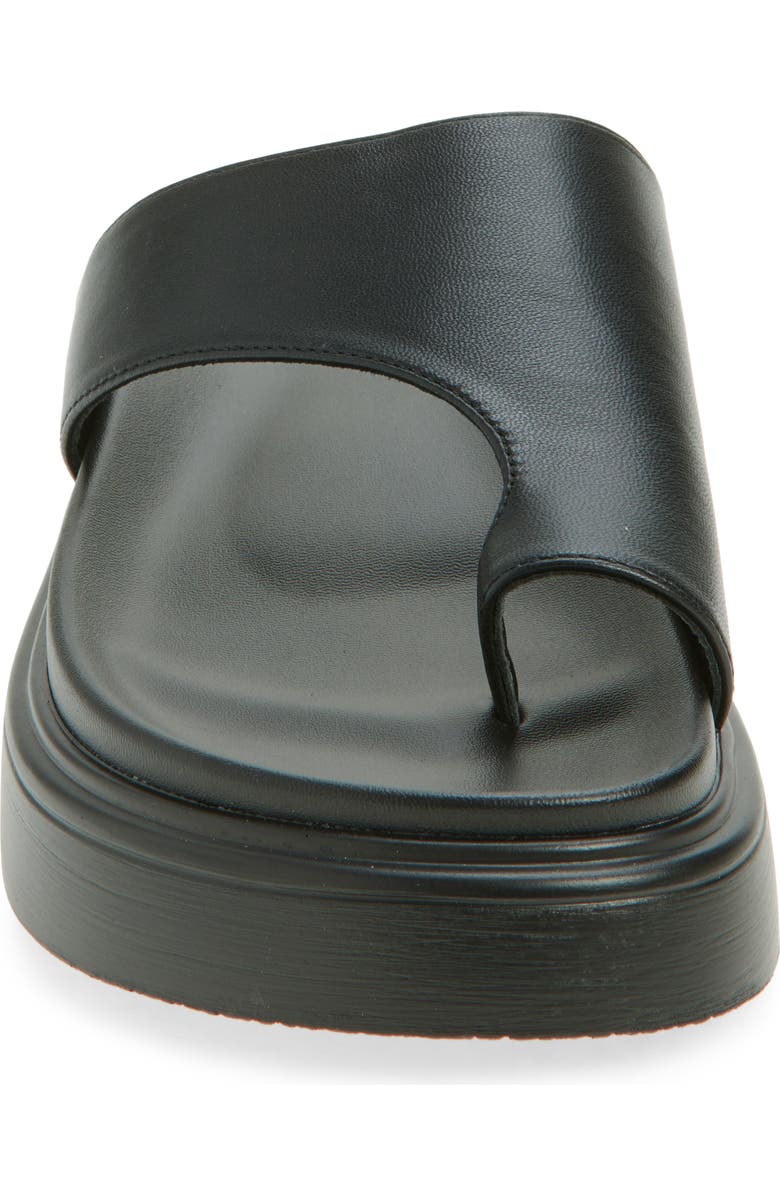 Tony Bianco Jazzy Toe Loop Sandal, Alternate, color, Black Nappa