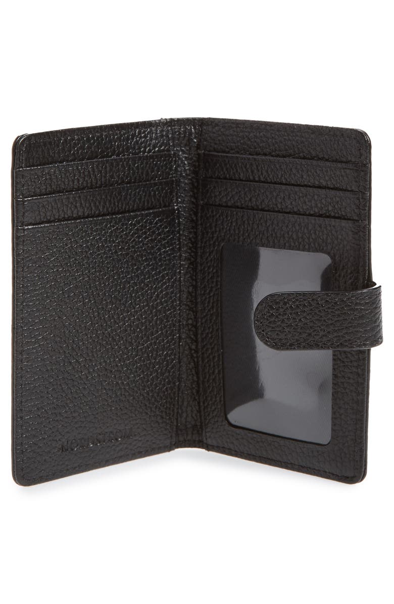 Nordstrom Kelly Leather Card Case, Alternate, color, 