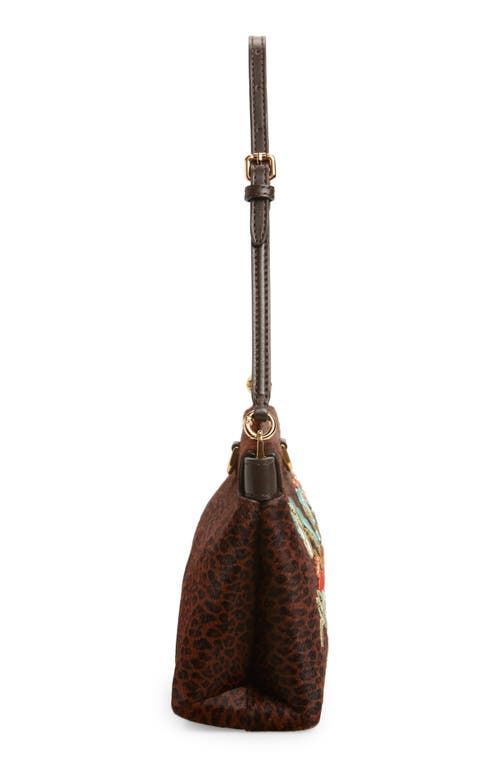Etro X-small Clutch Talk Genuine Calf Hair Clutch In Brown