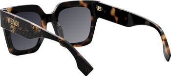 Roma 50mm Square Sunglasses