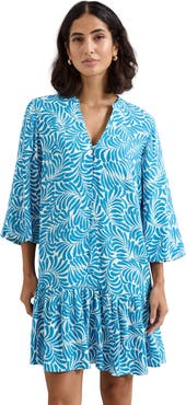 Phase Eight Phoebe Tiered Hem V-Neck Mini Dress
