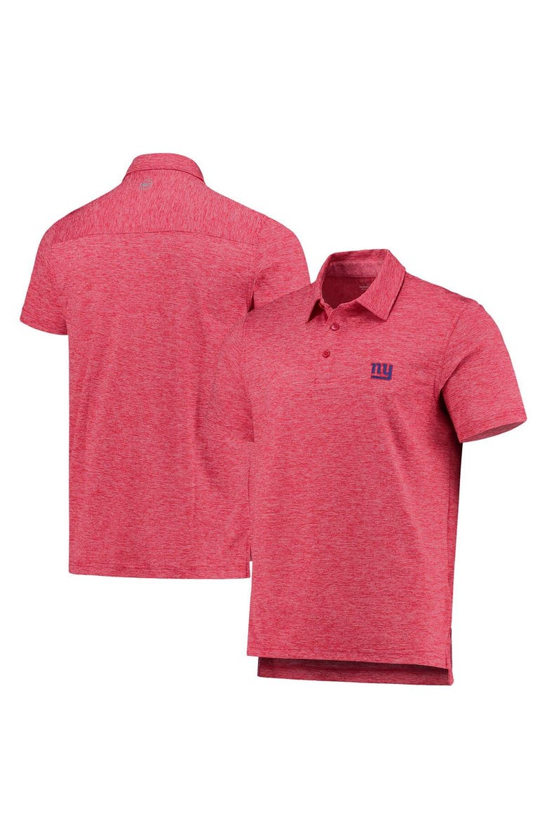 vineyard vines Men's Vineyard Vines Red New York Giants Destin Stripe Sankaty Polo, Main, color,