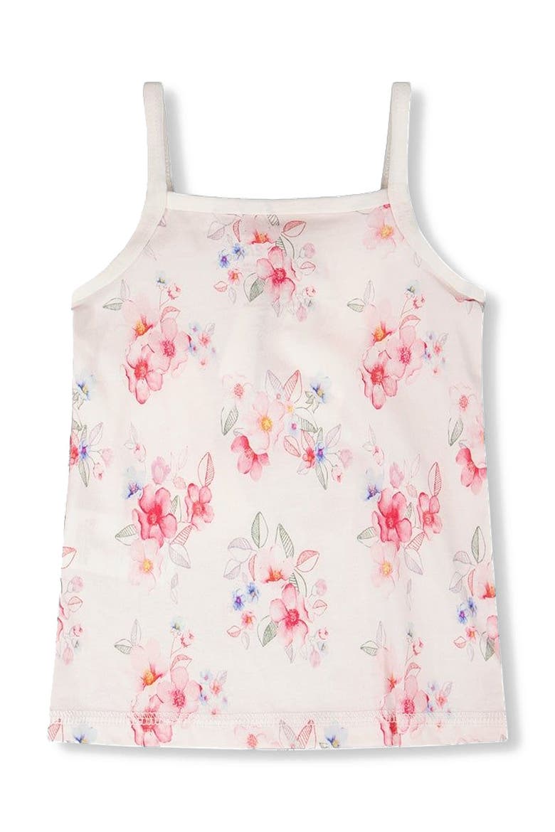 Organic Cotton Flowers Tank Underwear, Alternate, color, Pink Printed Flowers