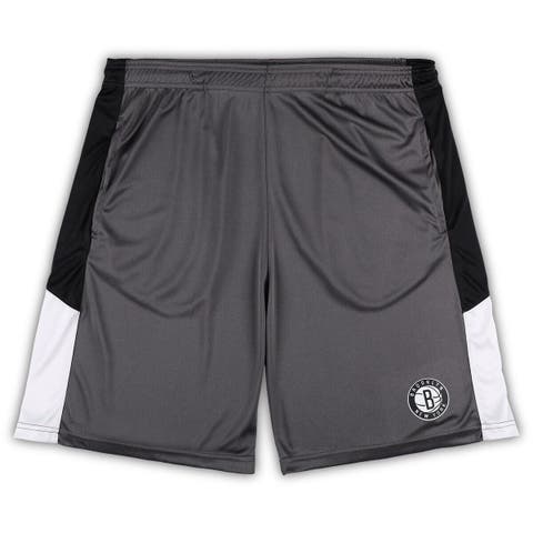 Men's Fanatics Branded Gray Brooklyn Nets Big & Tall Shorts