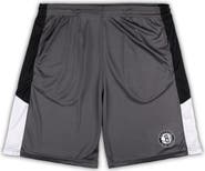FANATICS Men's Fanatics Branded Gray Brooklyn Nets Big & Tall Shorts