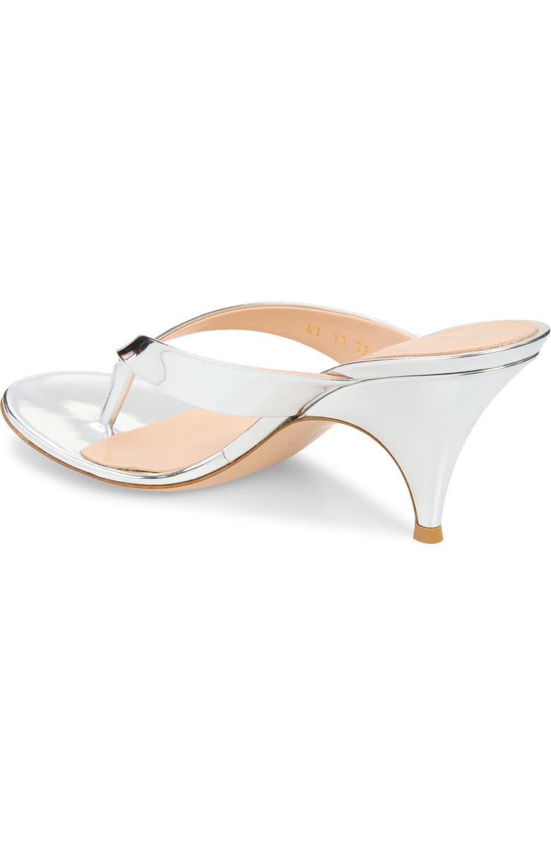 Gianvito Rossi Sofia Slide Sandal, Alternate, color, Silver