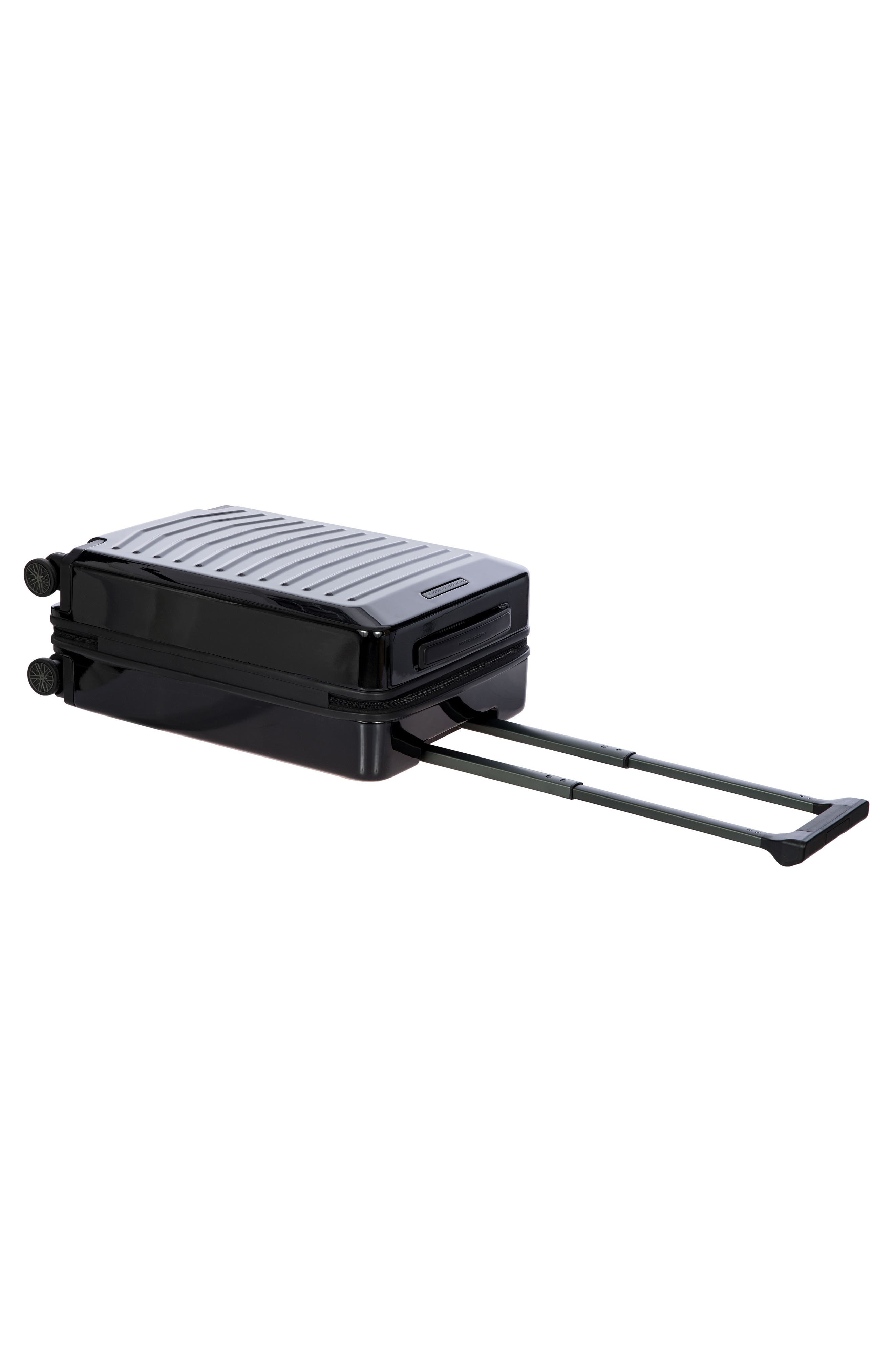 Porsche Design Roadster 21-Inch Hardside Carry-On Luggage, Alternate, color, Shiny Black