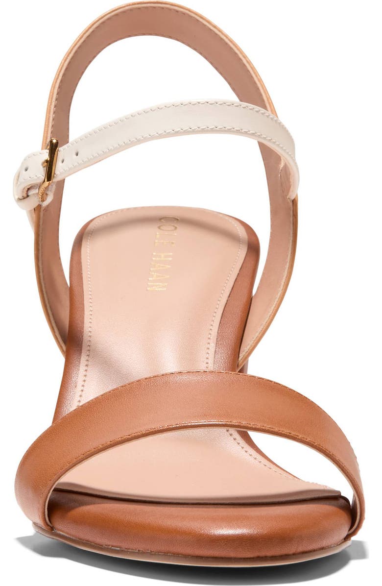 Cole Haan Josie Block Heel Sandal, Alternate, color, British Tan / Biscuit / Ivory