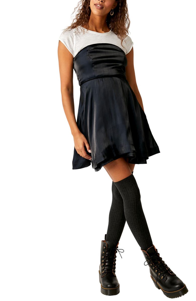 Free People Daisy Strapless Minidress, Main, color,