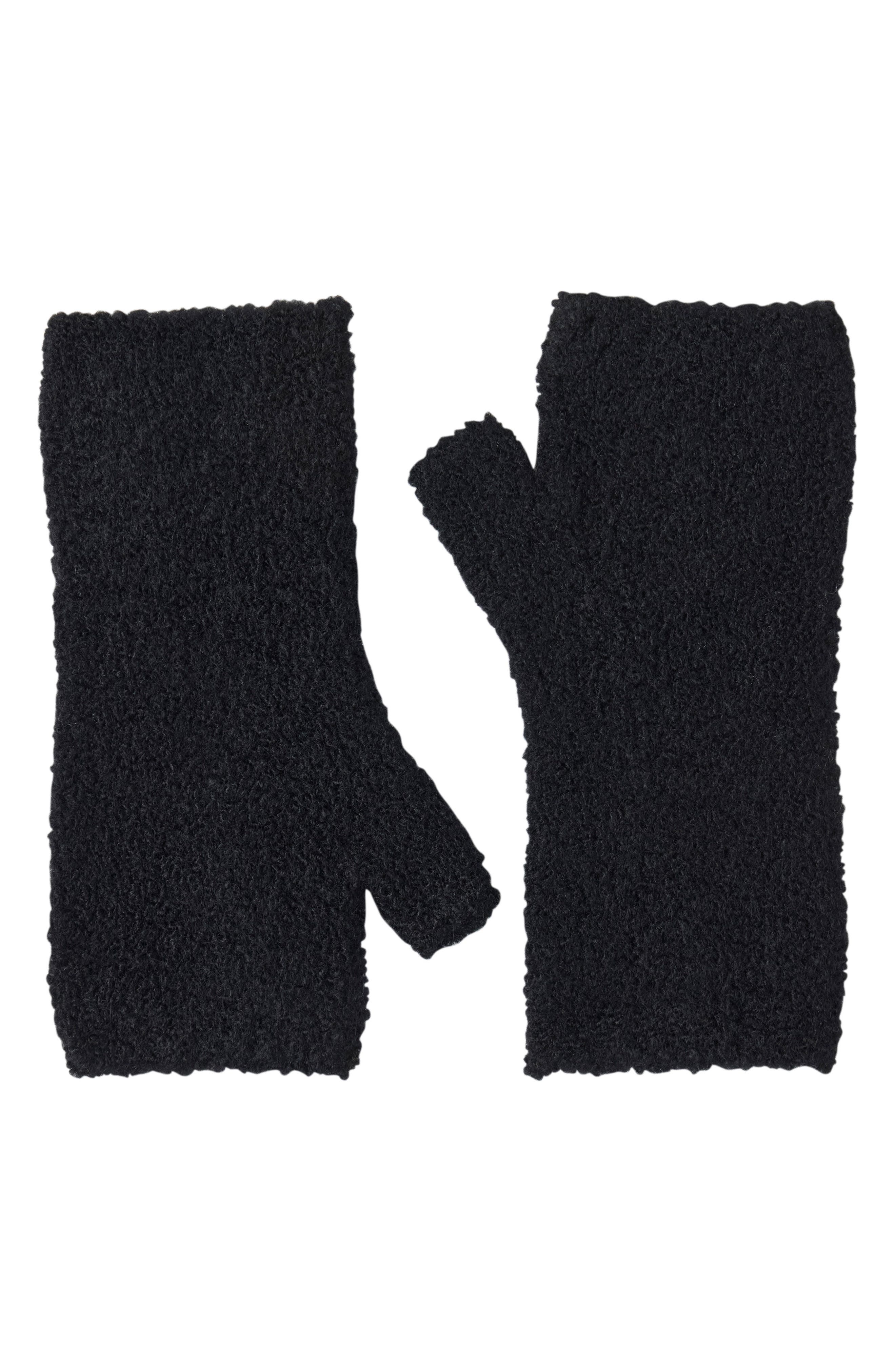 Boucle Cashmere Blend Fingerless Hand Warmers