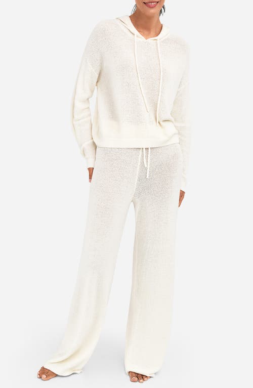 Sunday Citizen Open Knit Hoodie In Multi