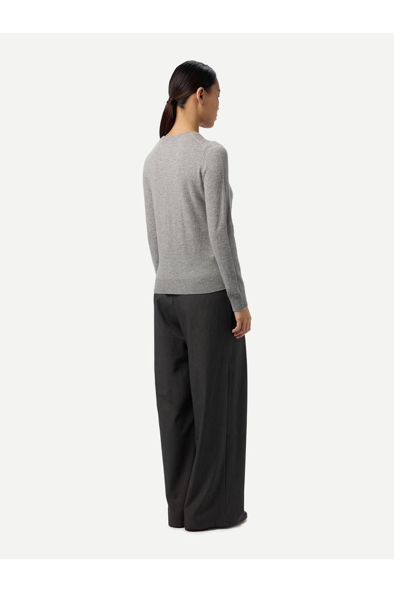 Timeless Cashmere Crewneck Sweater, Alternate, color, high rise