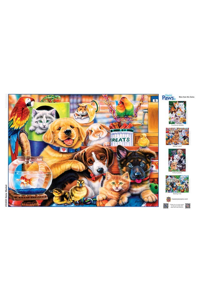 Home Wanted 300 Piece Jigsaw Puzzle, Alternate, color, Multicolor