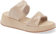 Chocolat Blu Essa Platform Wedge Slide Sandal