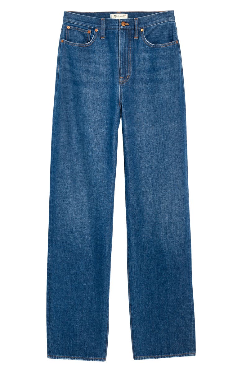 Madewell Baggy Straight Leg Jeans, Alternate, color,