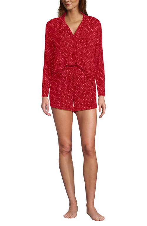 Lands' End Cooling 3 Piece Pajama Set In Multi