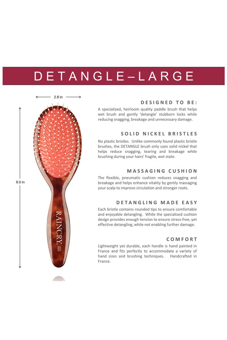 Detangle Large Brush, Alternate, color, NO COLOR