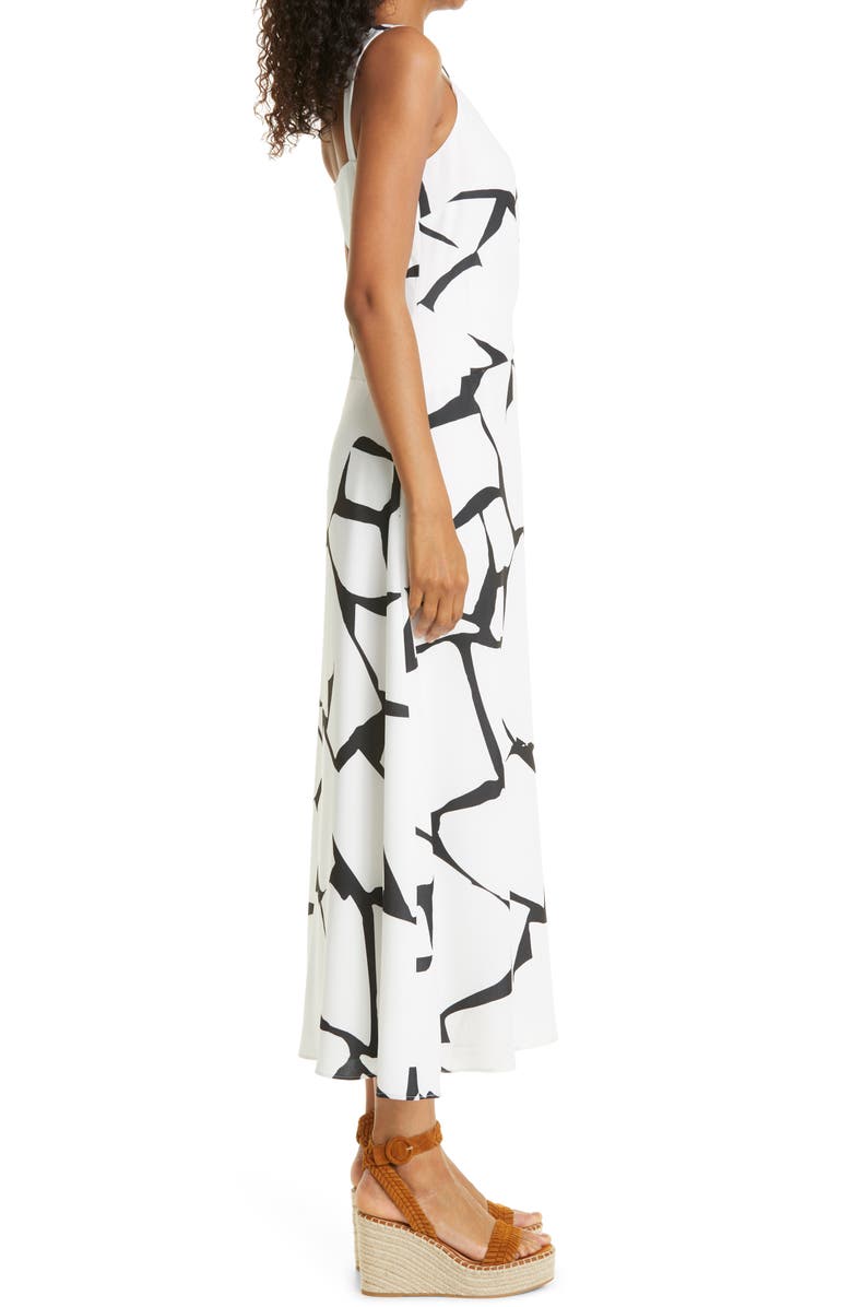 Donna Karan New York Abstract Print Surplice Sheath Dress, Alternate, color, 