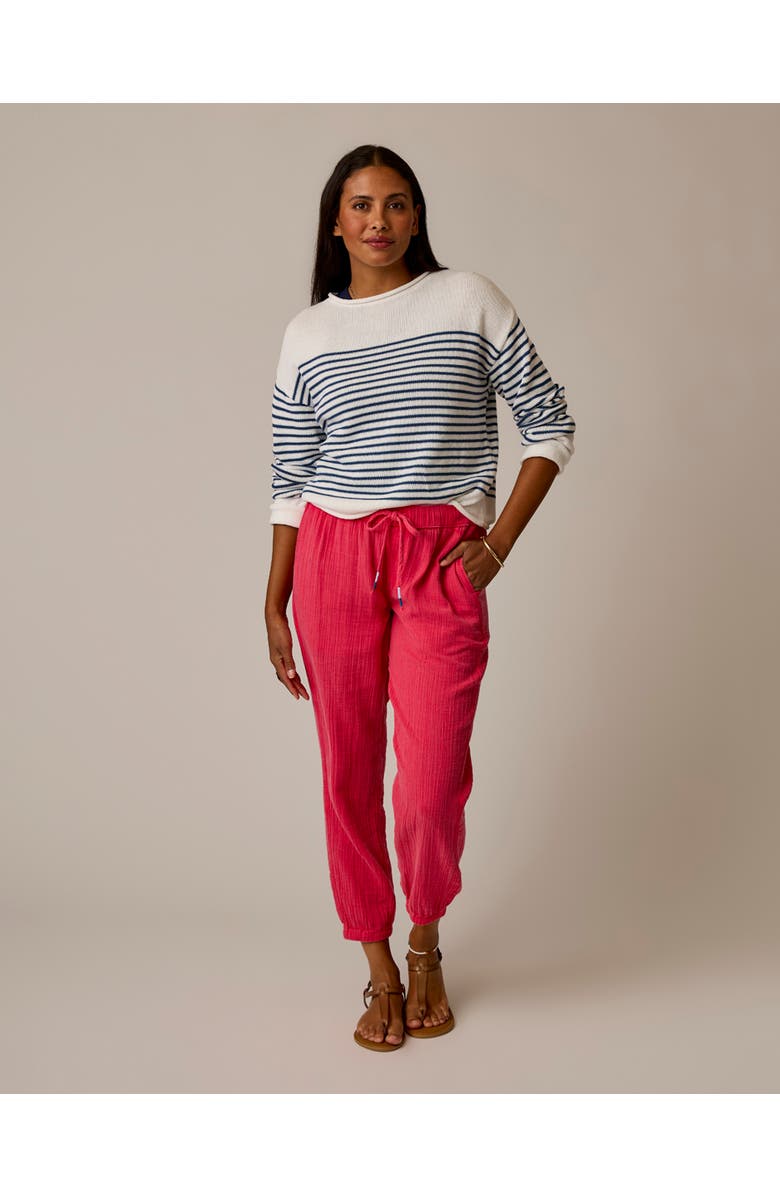 Carve Designs Rue Sweater, Main, color, Vintage Blue Stripe