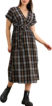 HATCH The Autumn Plaid Carolina Dress