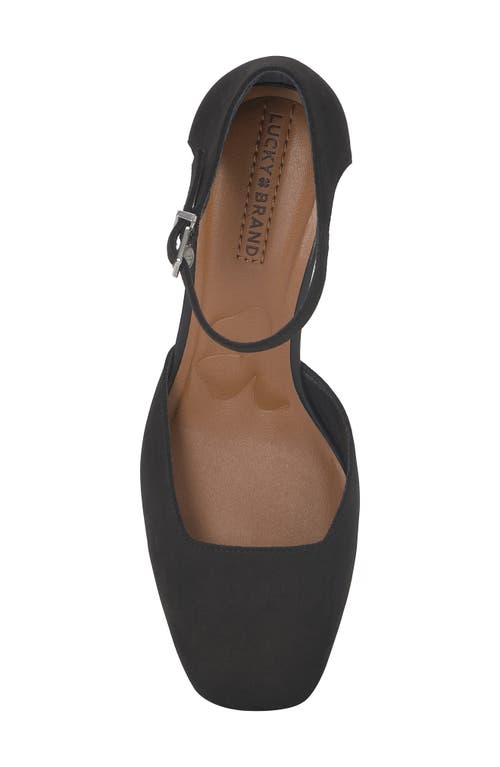 Lucky Brand Kanira Ankle Strap Pump In Black