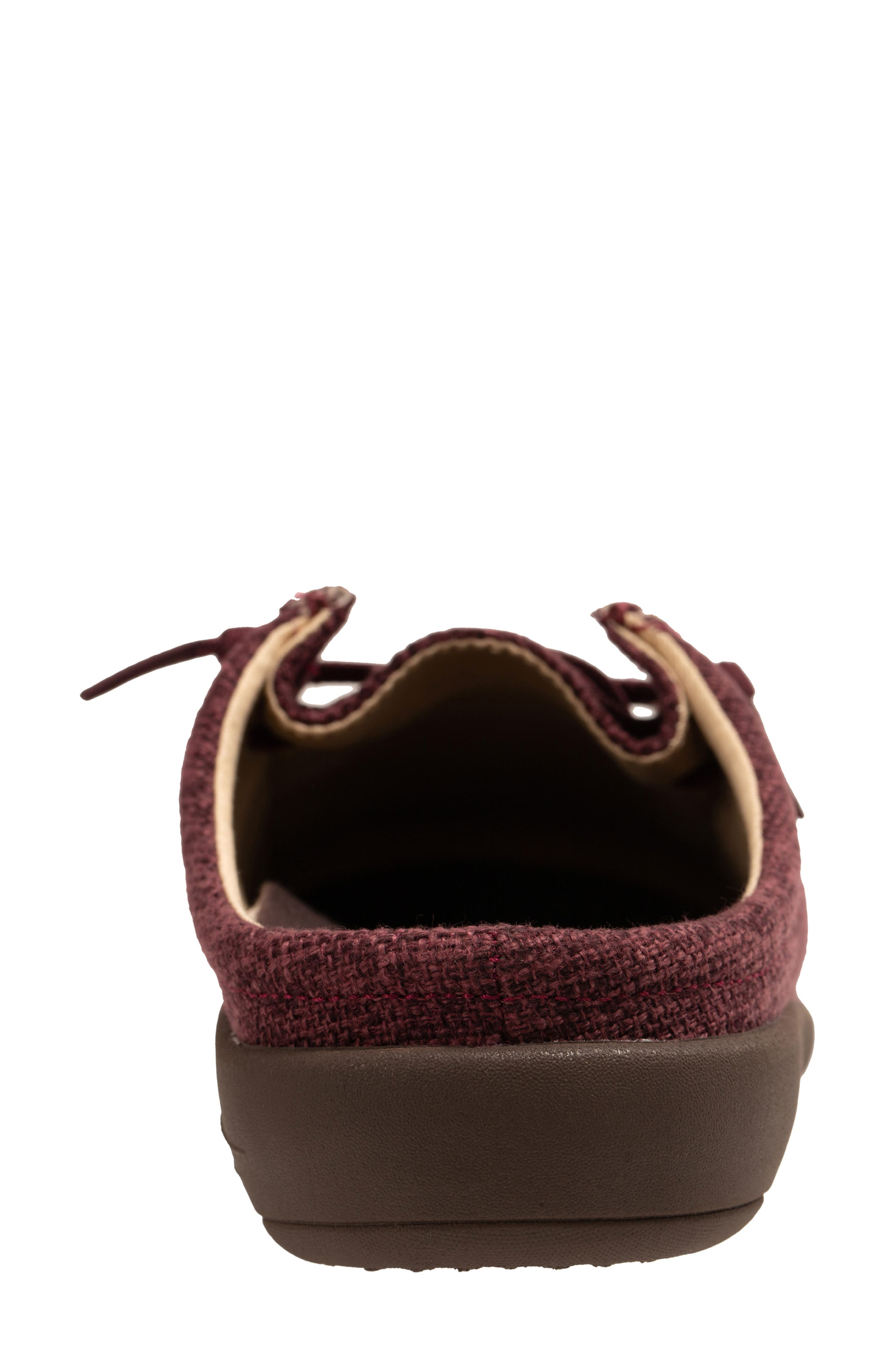 Carefree Clog, Alternate, color, CRANBERRY