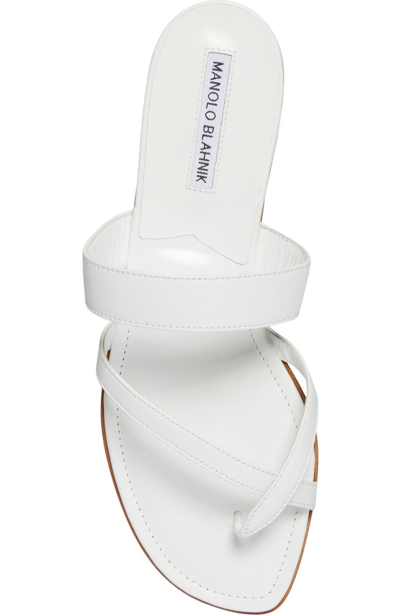 Manolo Blahnik Susa Sandal, Alternate, color, White