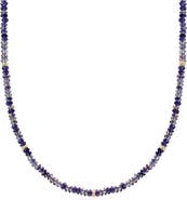 The Lovery Fine Jewelry Iolite Bead Necklace