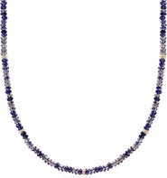 The Lovery Fine Jewelry Iolite Bead Necklace