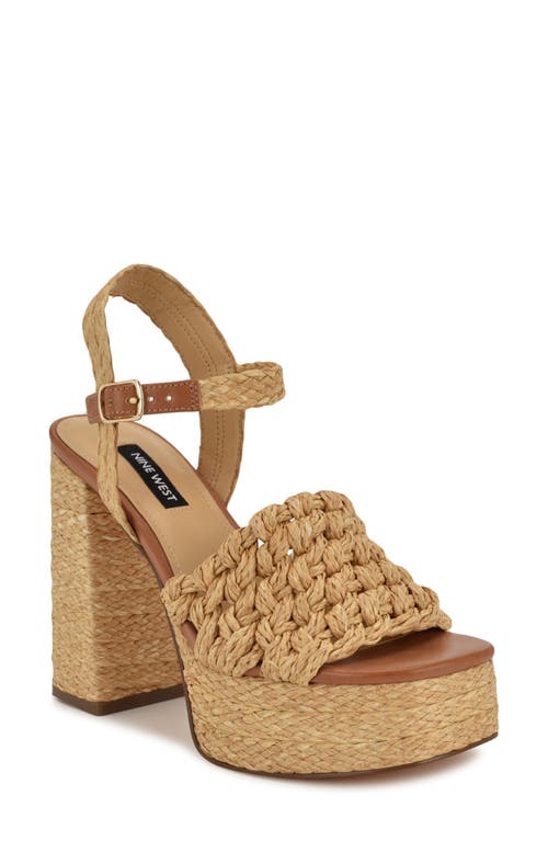 NINE WEST NINE WEST VADYN PLATFORM WEDGE SANDAL 