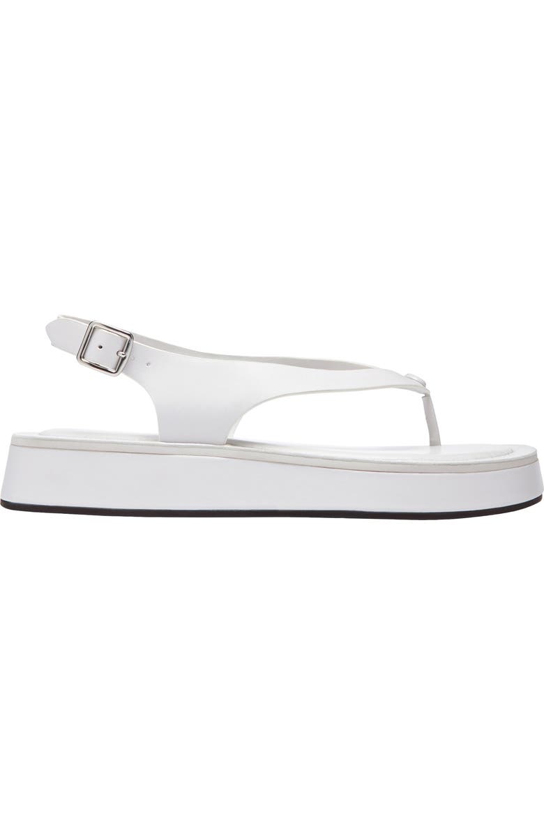 COACH Sculpted C Sandal, Alternate, color, Optic White
