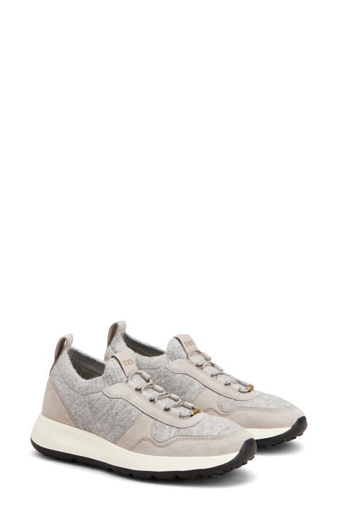 Leather & Textile Sneaker