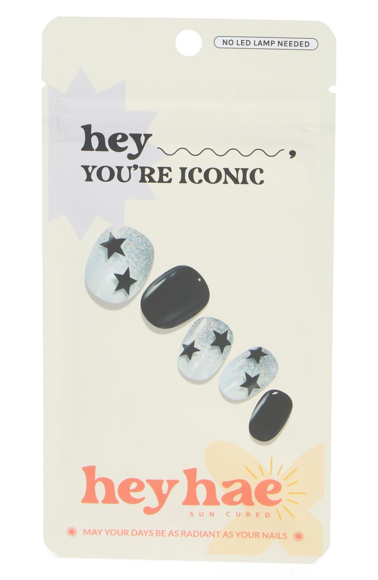 heyhae Sun-Cured Gel Nail Strips, Main, color, Youre Iconic