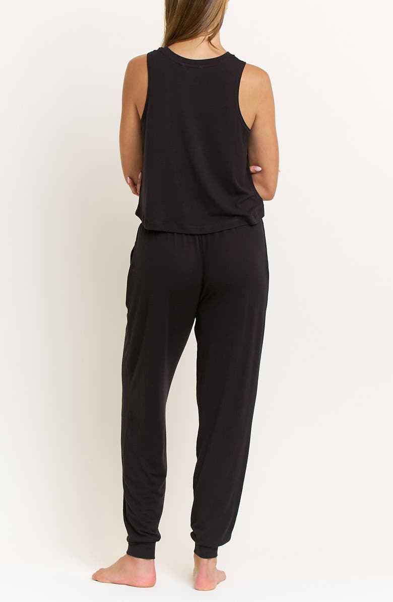 Honeydew Star Seeker Brushed Jersey Tank & Pant Pajamas, Alternate, color, 