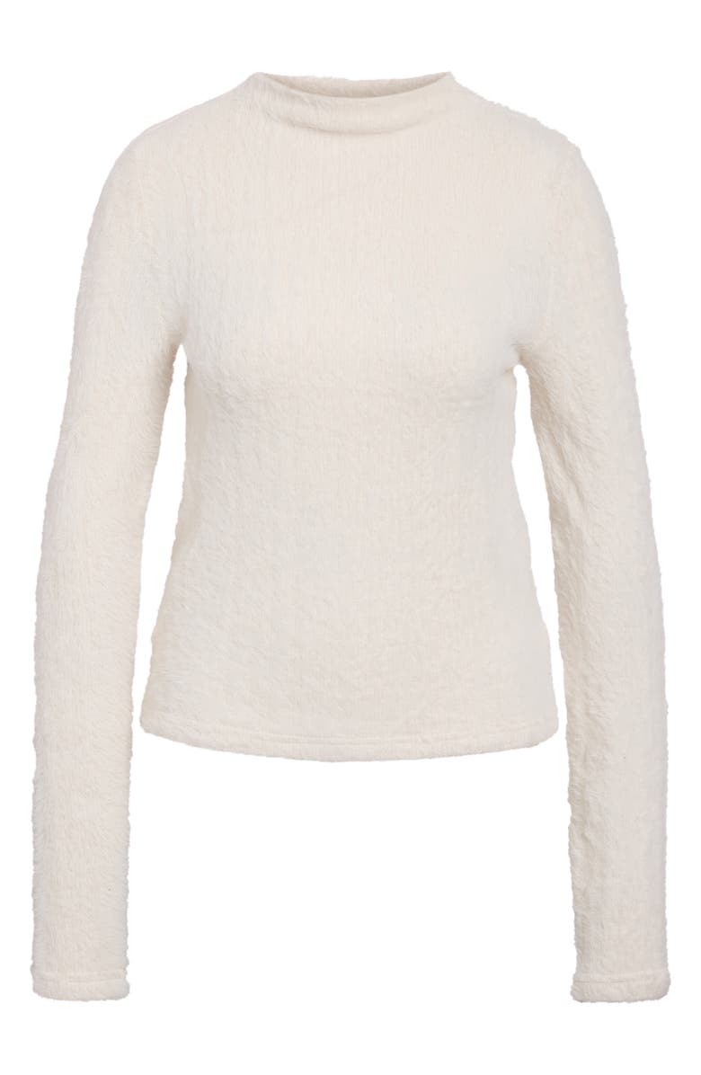 Noisy may Fluffy Funnel Neck Sweater, Alternate, color, 