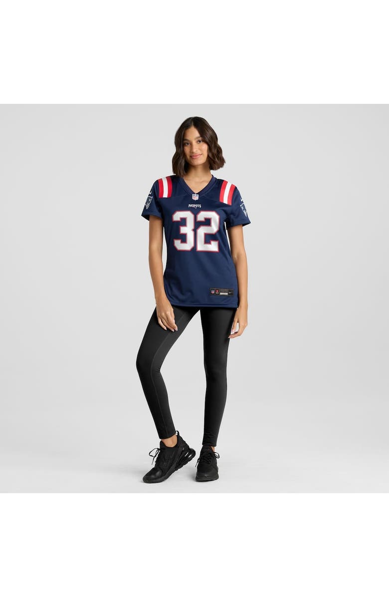 Nike Women's Nike TreVeyon Henderson  Navy New England Patriots  Game Jersey, Alternate, color, Navy