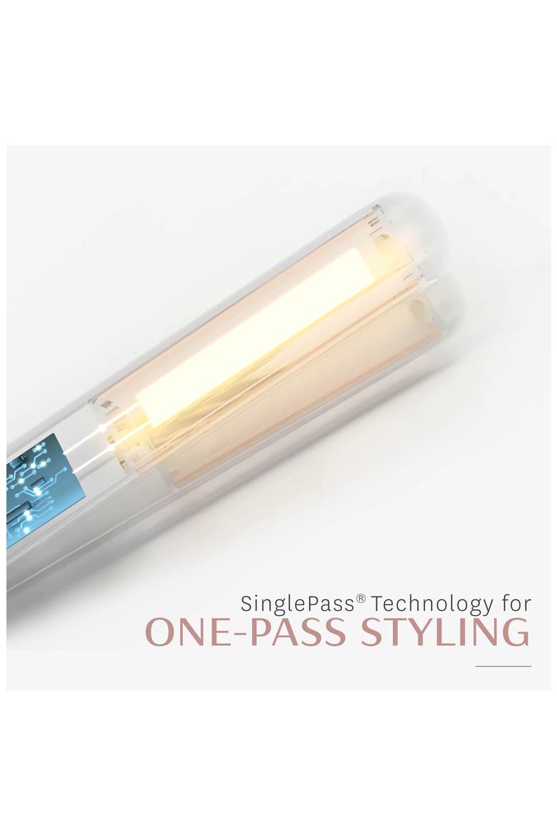 SinglePass Luxe 1-Inch Professional Straightening & Styling Flat Iron, Alternate, color, NO COLOR