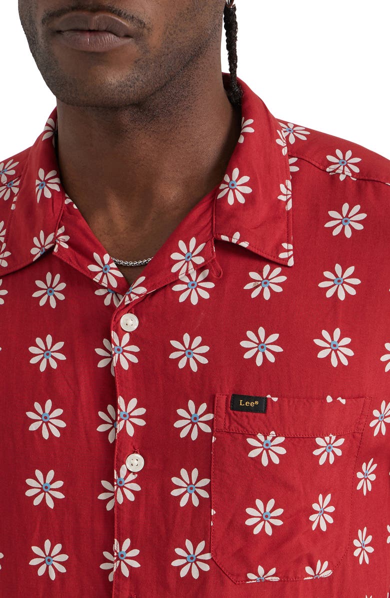 Lee Floral Camp Shirt, Alternate, color, 