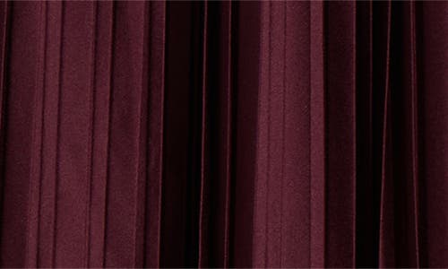 Reiss Savannah High Waist Pleated Skirt In Burgundy