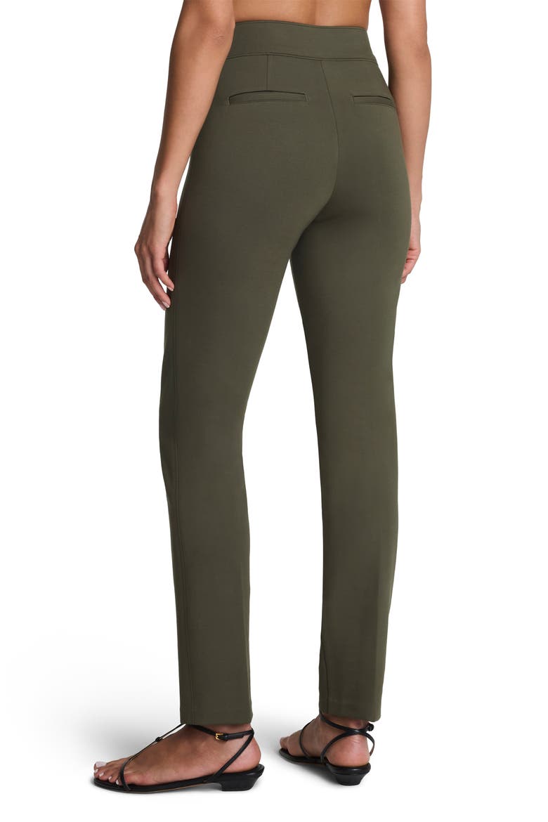 SPANXsupersmooth™ PerfectFit Ponte Slim Straight Pant, Alternate, color, DARK PINE